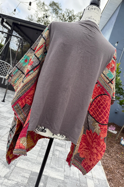 BLUR VINTAGE CANTA CAPE T-SHIRT TOP
