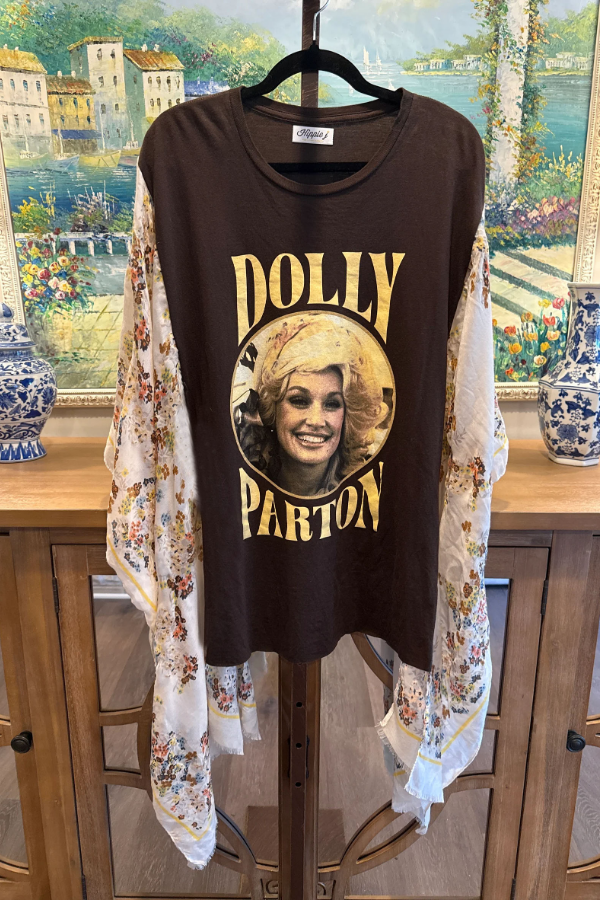 Roper Band Tee Dolly Parton Print Mix & Match Tee（No Patch）