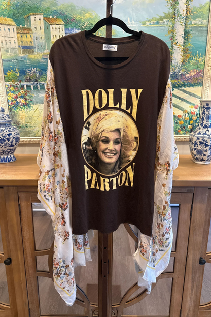 Roper Band Tee Dolly Parton Print Mix & Match Tee（No Patch）
