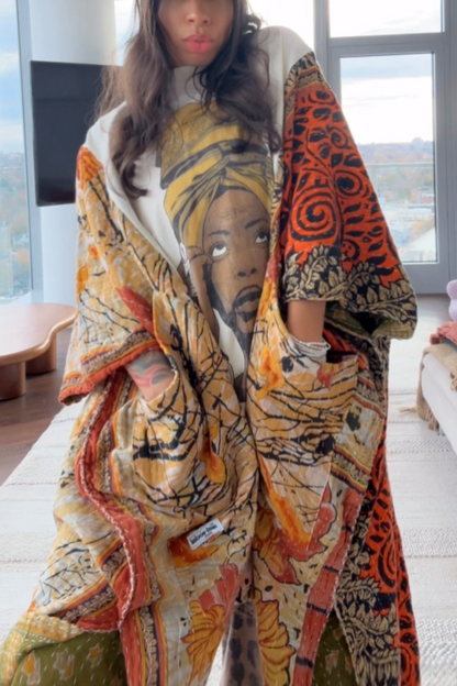 Erykah Badu Batwing-sleeve T-shirt