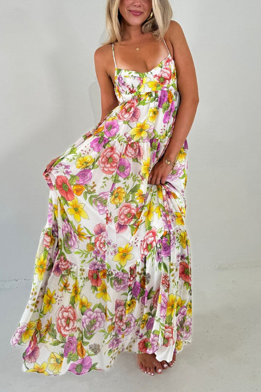 All Night Floral Dress