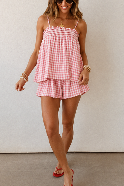 Stevie Set - Periwinkle Check
