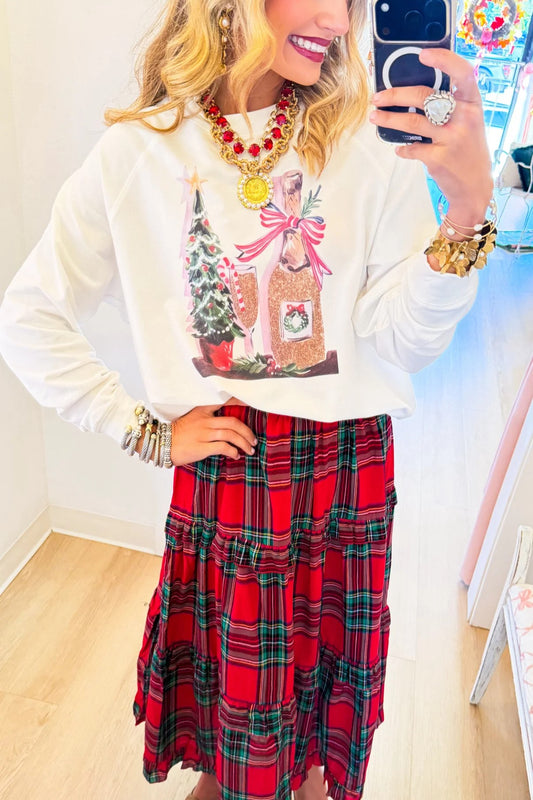 Christmas Champagne Sweatshirt