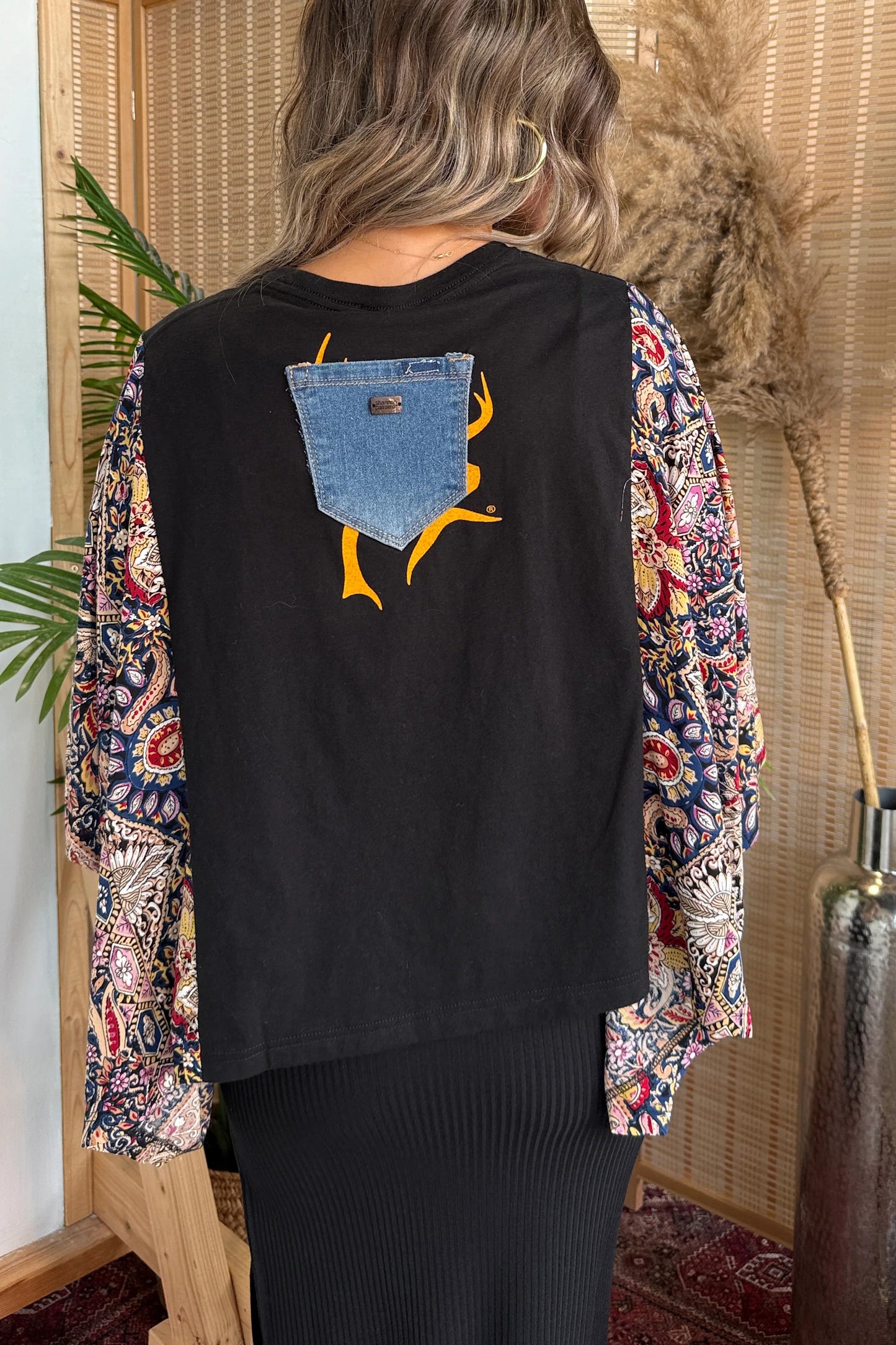 Luke Bryan Mix & Match Tee Black Floral