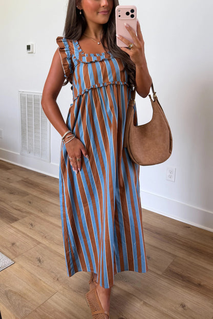 Blue Ridge Stripe Maxi