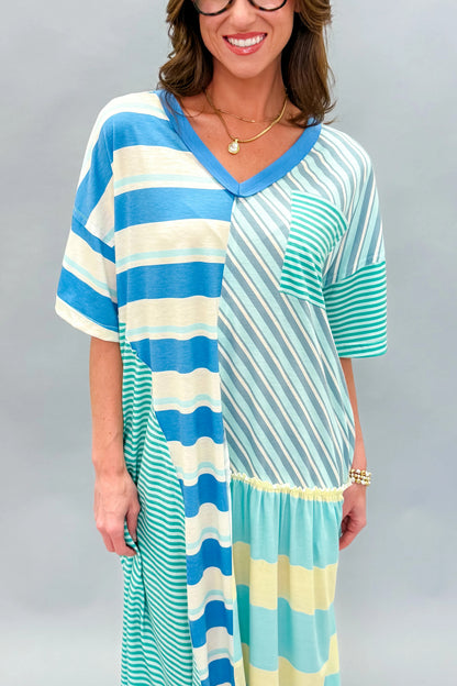 Chelsea Striped Maxi Dress