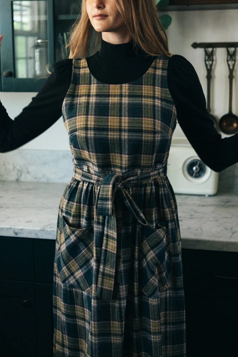Housedress Red Sauce Plaid
