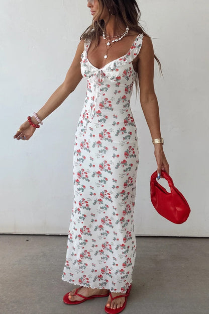 Strawberry Picking Maxi Dress