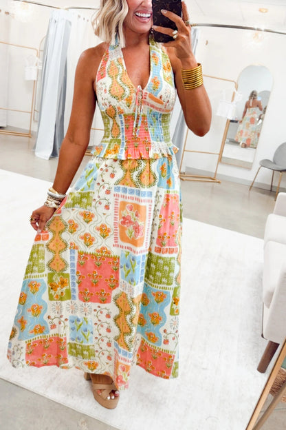 The Palazzo Soleil Maxi Dress