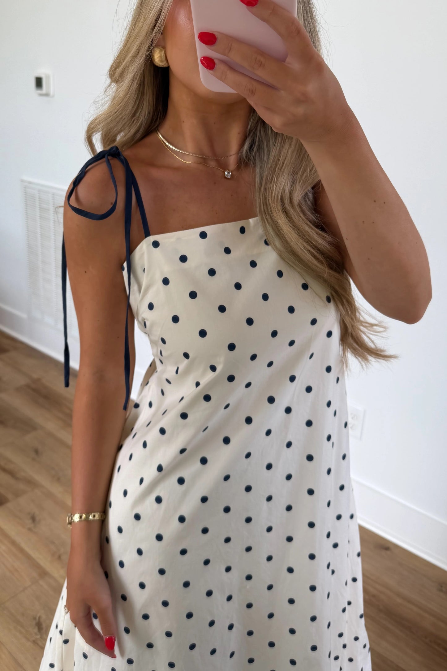 The Sweet Polka Dot Maxi Dress