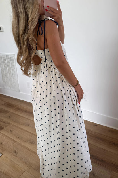 The Sweet Polka Dot Maxi Dress