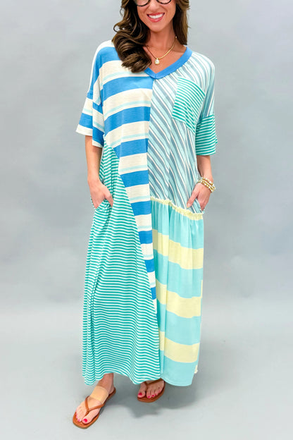 Chelsea Striped Maxi Dress