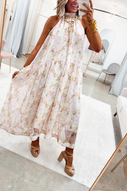 The Rose Halter Dress