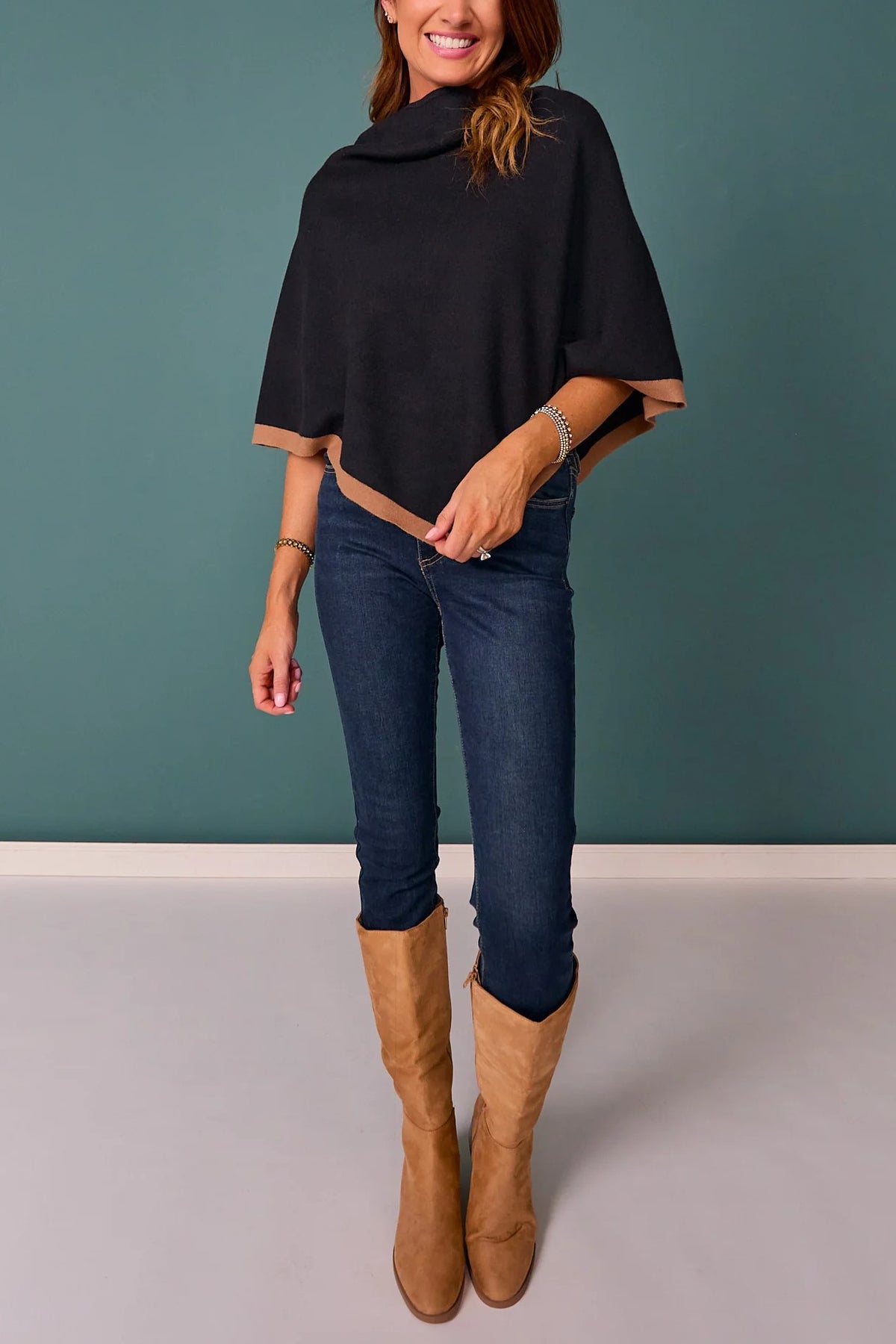 Lakelyn Poncho Sweater