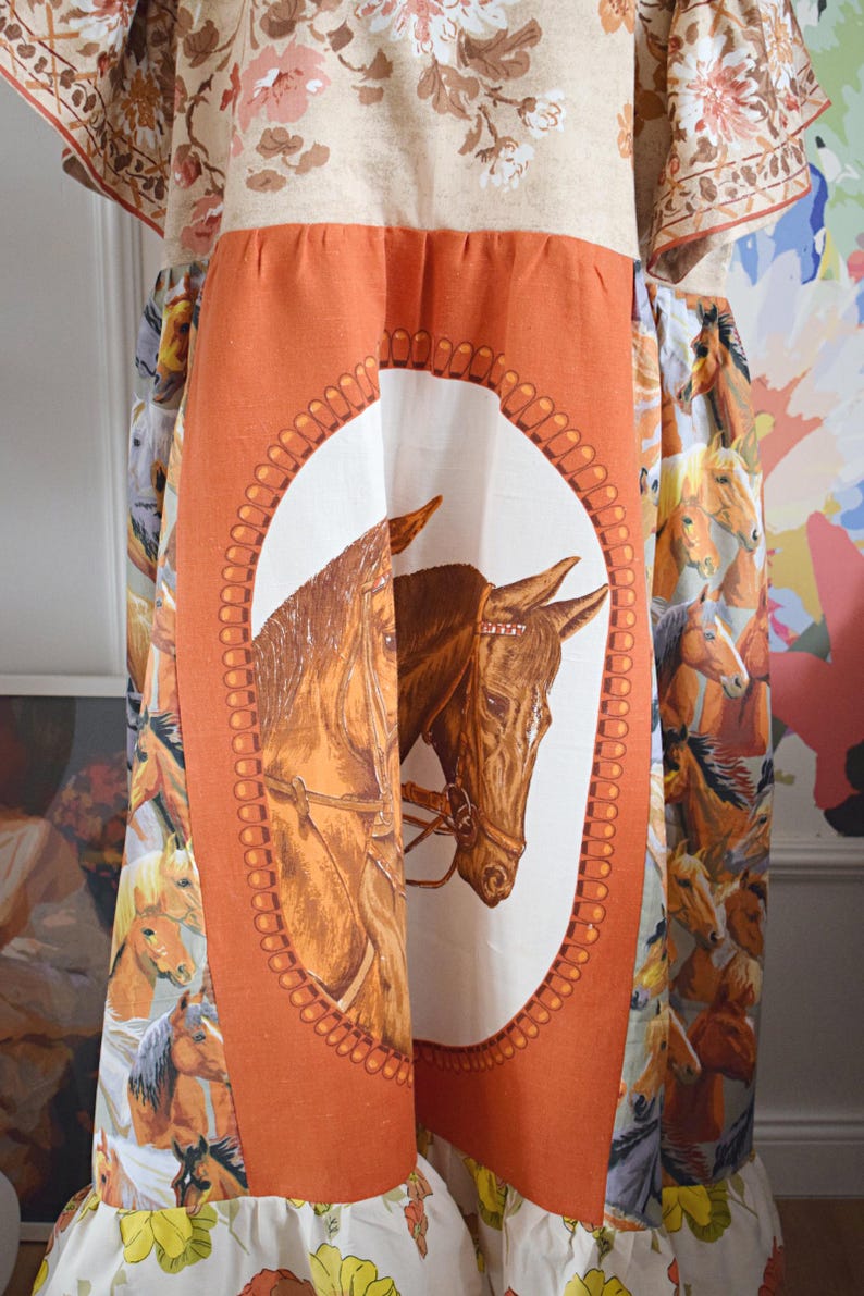 Horse Recycled Dress