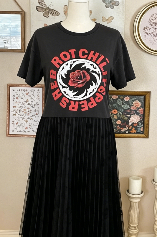 Red Hot Chili Pepper T-Shirt Dress