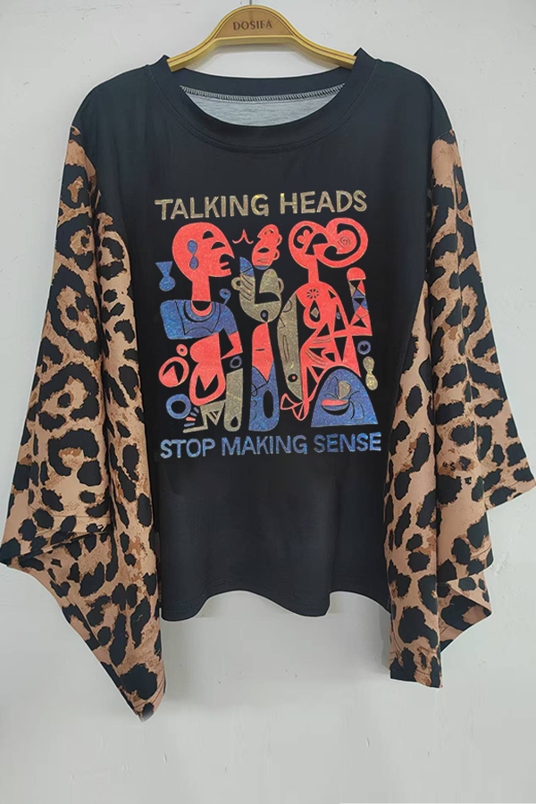 Talking Heads Rock Punk Print Tee (No Patch)