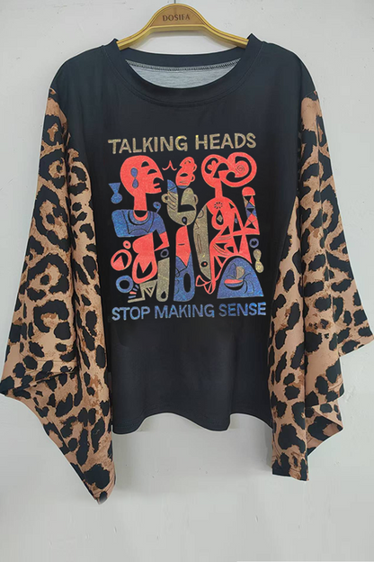 Talking Heads Rock Punk Print Tee (No Patch)