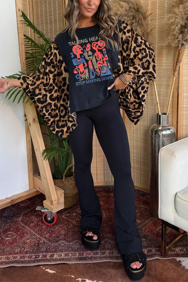 Talking Heads Rock Punk Print Tee (No Patch)