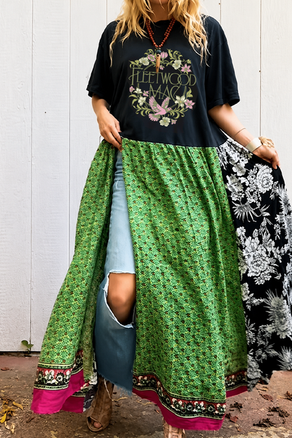 Fleetwood Mac Double Split Maxi Tee