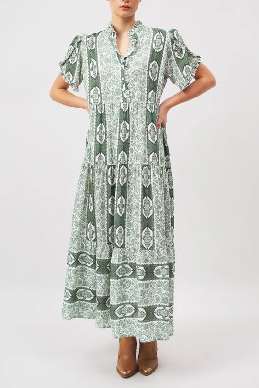 Robe géométrique artistique