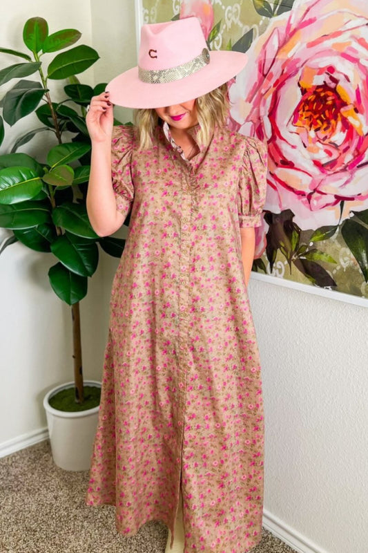Robe midi fleurie Radiant Row