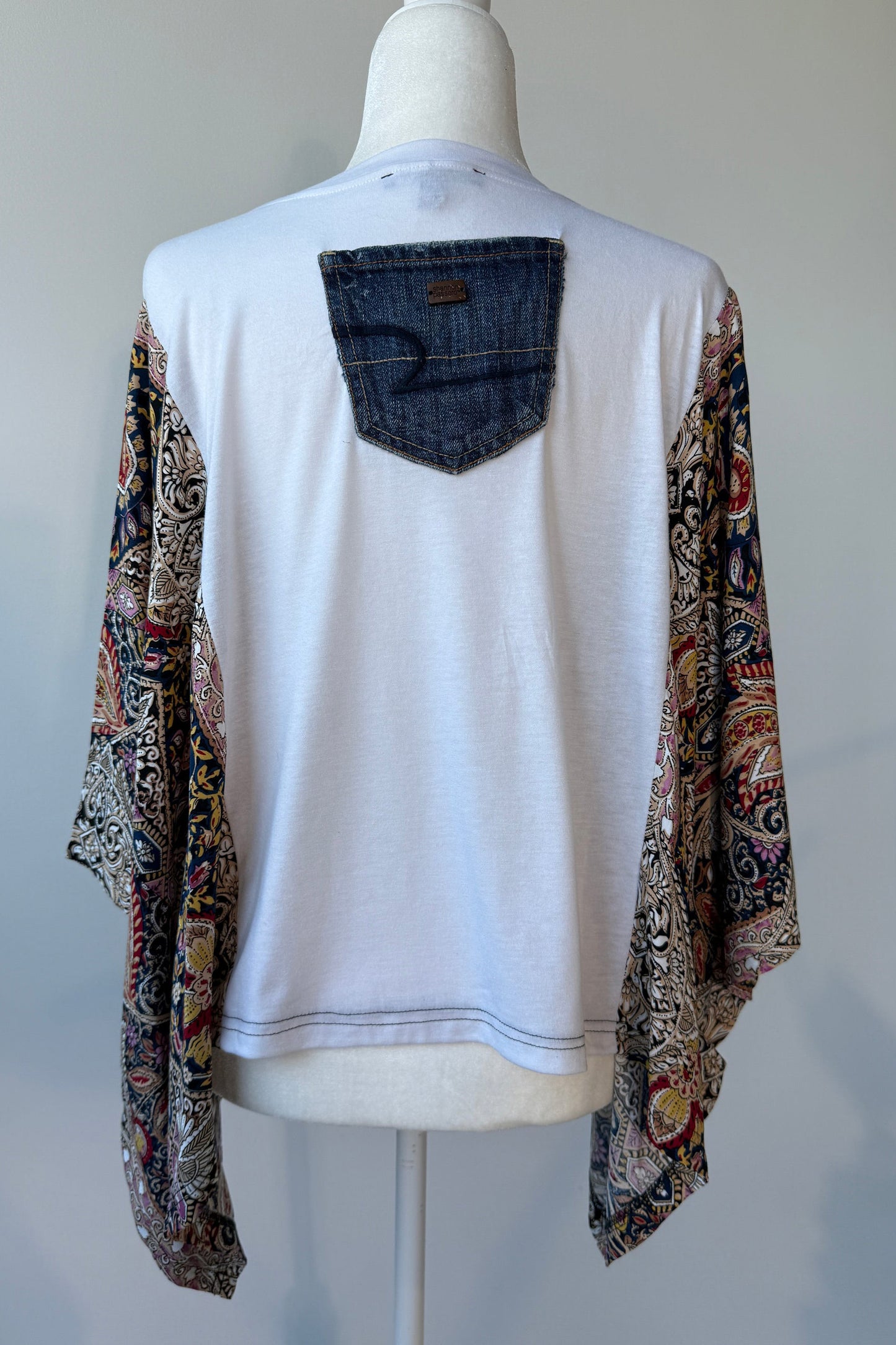 Brittney Mix & Match Tee White Floral