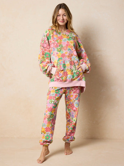 Oversized Printed Hoodie