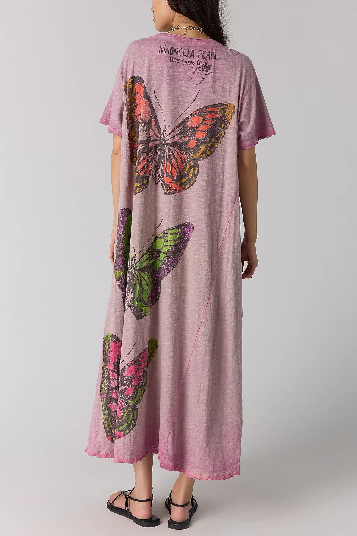 Magnolia Pearl Butterfly Travelers Maxi Tee Dress