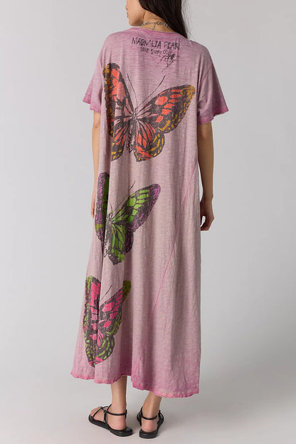 Magnolia Pearl Butterfly Travelers Maxi Tee Dress