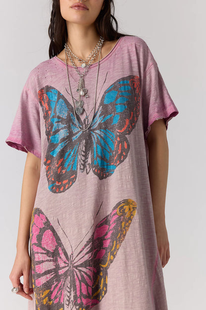 Magnolia Pearl Butterfly Travelers Maxi Tee Dress