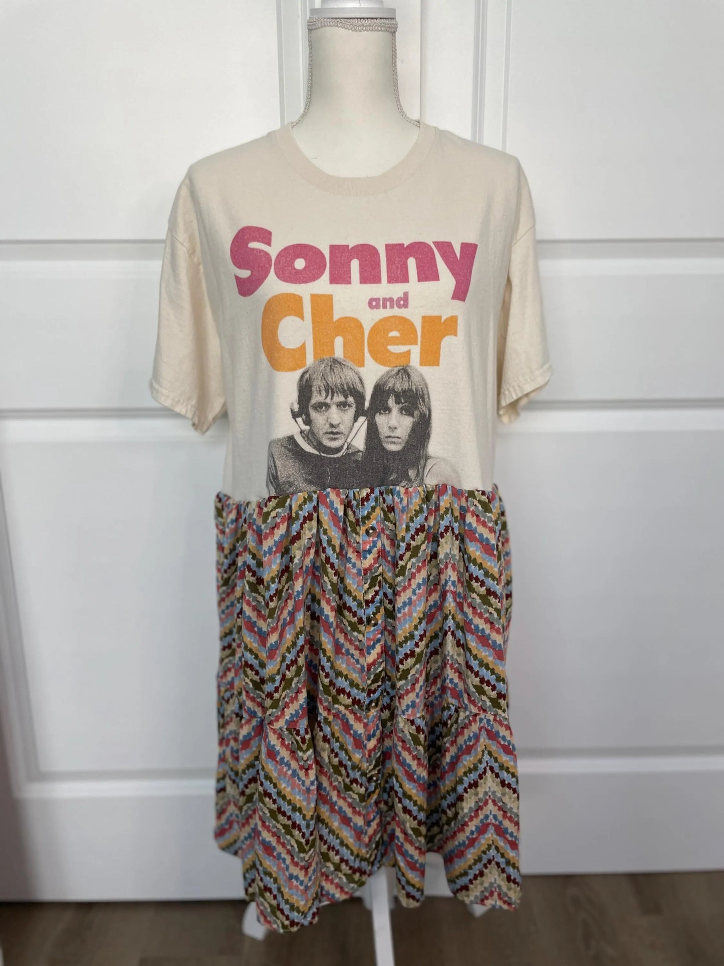 Sonny and Cher T-shirt Dress