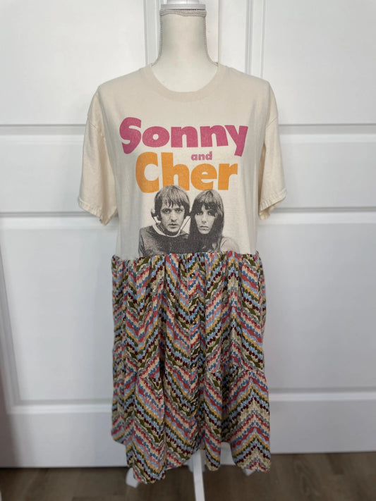 Sonny and Cher T-shirt Dress