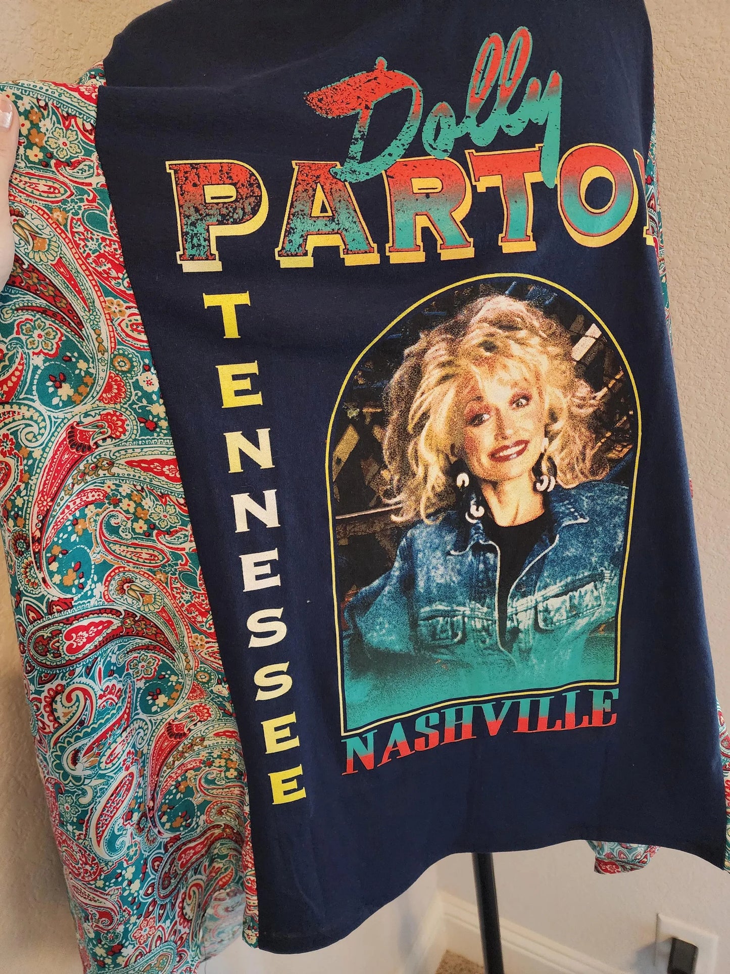 Dolly Parton Print Tee（No Patch）