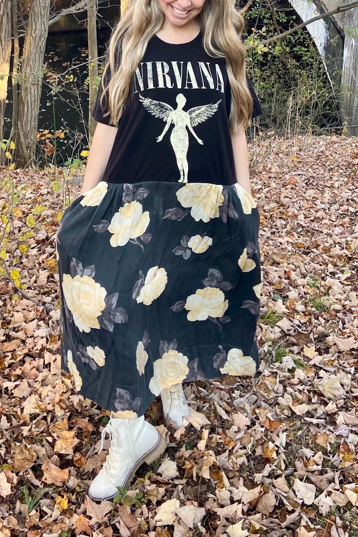 Nirvana Paneled Dress