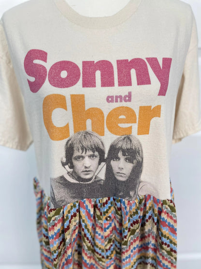 Sonny and Cher T-shirt Dress
