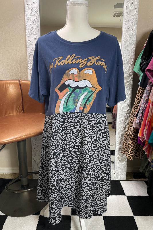 Rolling Stones Band T-Shirt/Dress