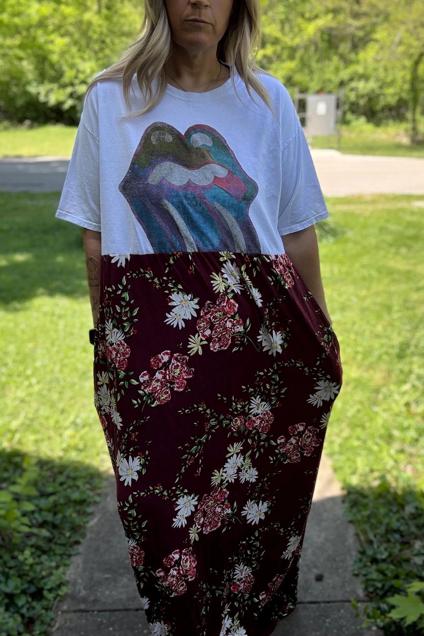 Rolling Stones Graphic Maxi Dress