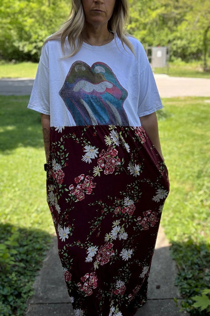 Rolling Stones Graphic Maxi Dress