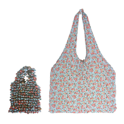 Sac rétractable à main à motif floral