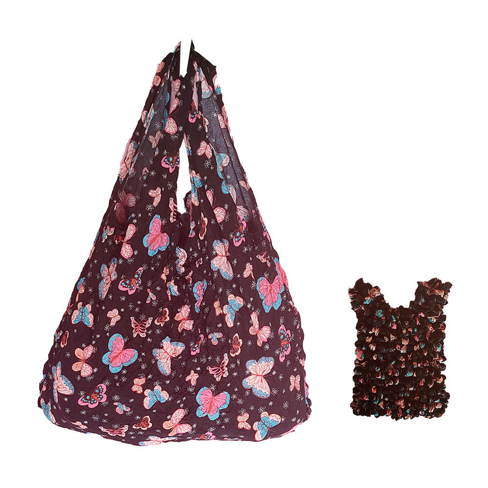 Sac rétractable à main à motif floral