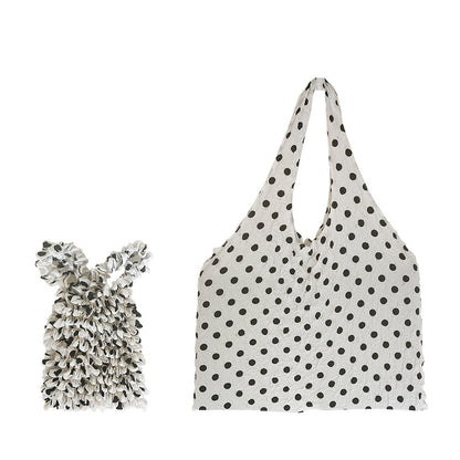 Sac rétractable à main à motif floral