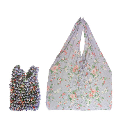 Sac rétractable à main à motif floral