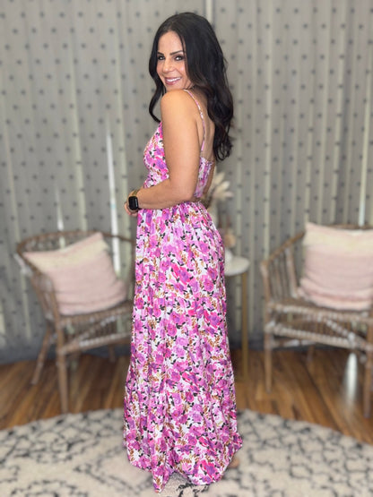 Blossom & Breeze Cutout Maxi Dress