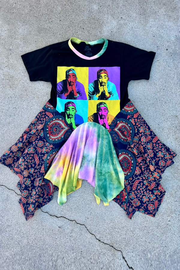 Tupac Shakur Recycling Dress