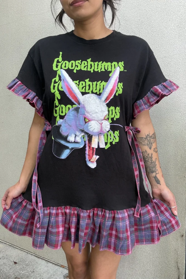 Goosebumps Recycled Dress