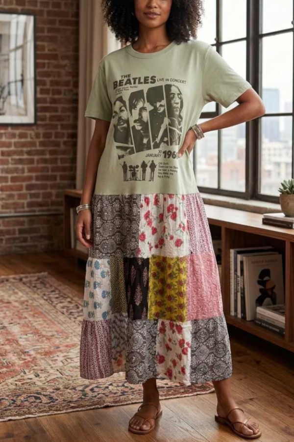 Beatles Upcycled Tee