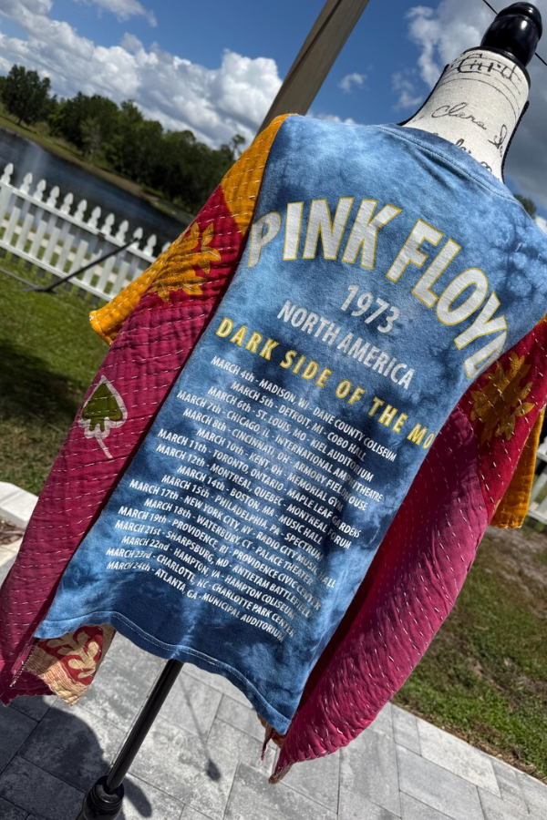 Pink Floyd Graphic-Print Dolman-Sleeve Tee