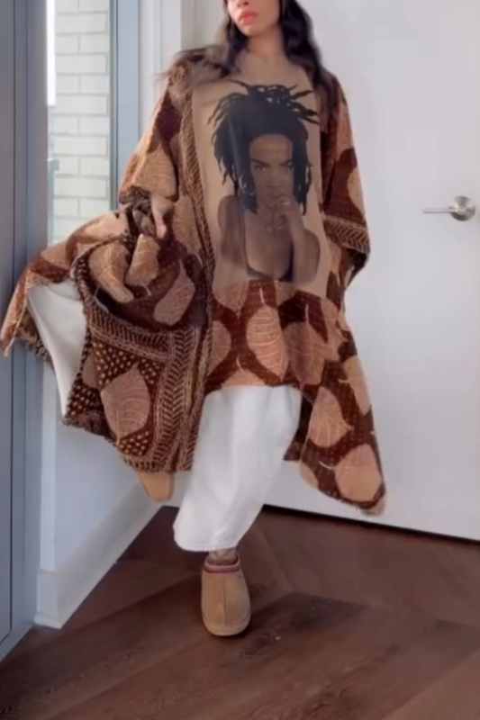 Lauryn Hill Bat-Sleeve Tee