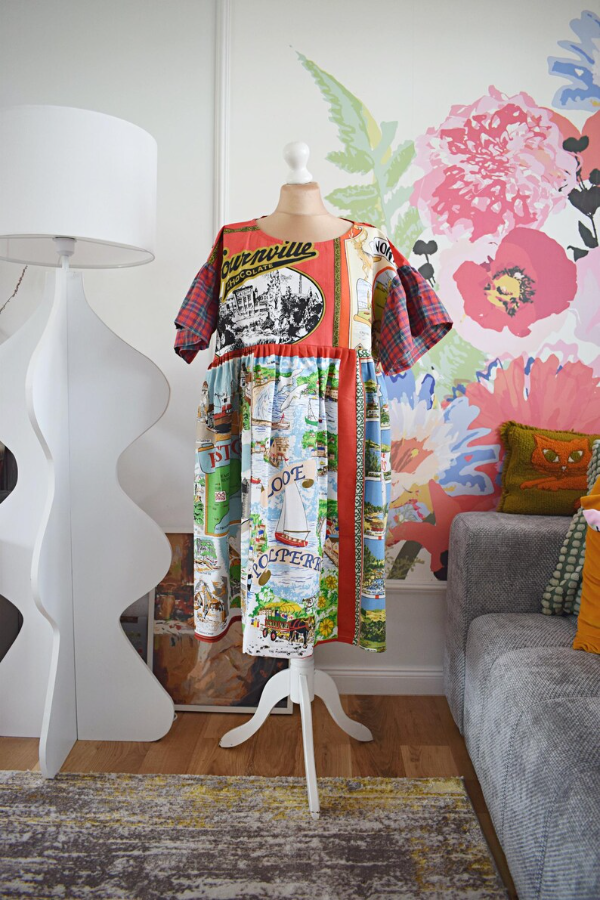Pattern Recycled Dress